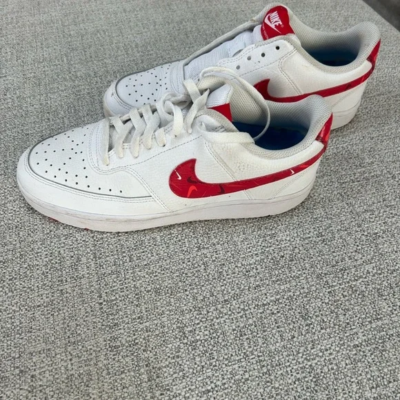 Nike Red and White Athletic Shoes - Picture 1 of 6